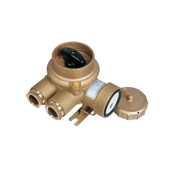 MARINE BRASS SOCKET WITH SWITCH