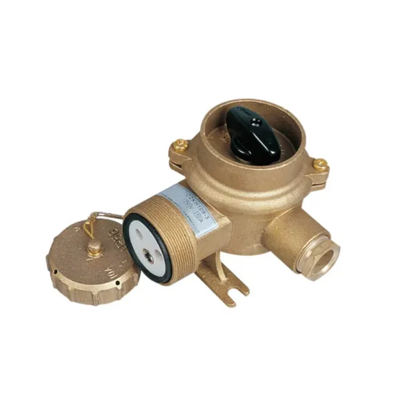 MARINE BRASS SOCKET WITH SWITCH