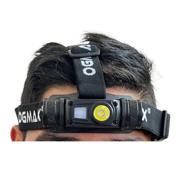 OGMAX HIGH POWER RECHARGEABLE LED HEADLAMP CHARGER TYPE – C USB