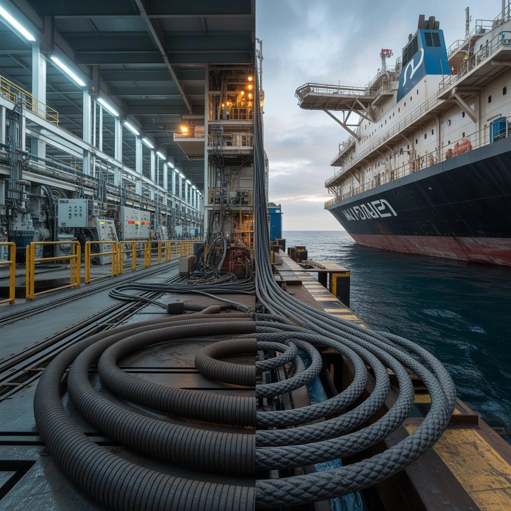 Flexible cable applications in industrial and marine environments in UAE